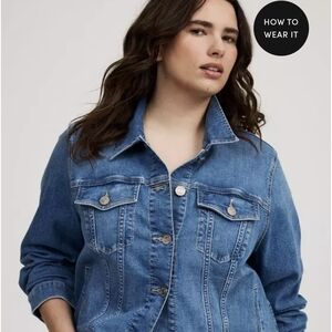 TORRID Women's Blue Denim Jacket